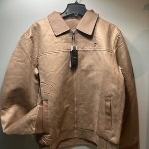 F-collection made in Italy 🇮🇹 Men's Tan Jacket